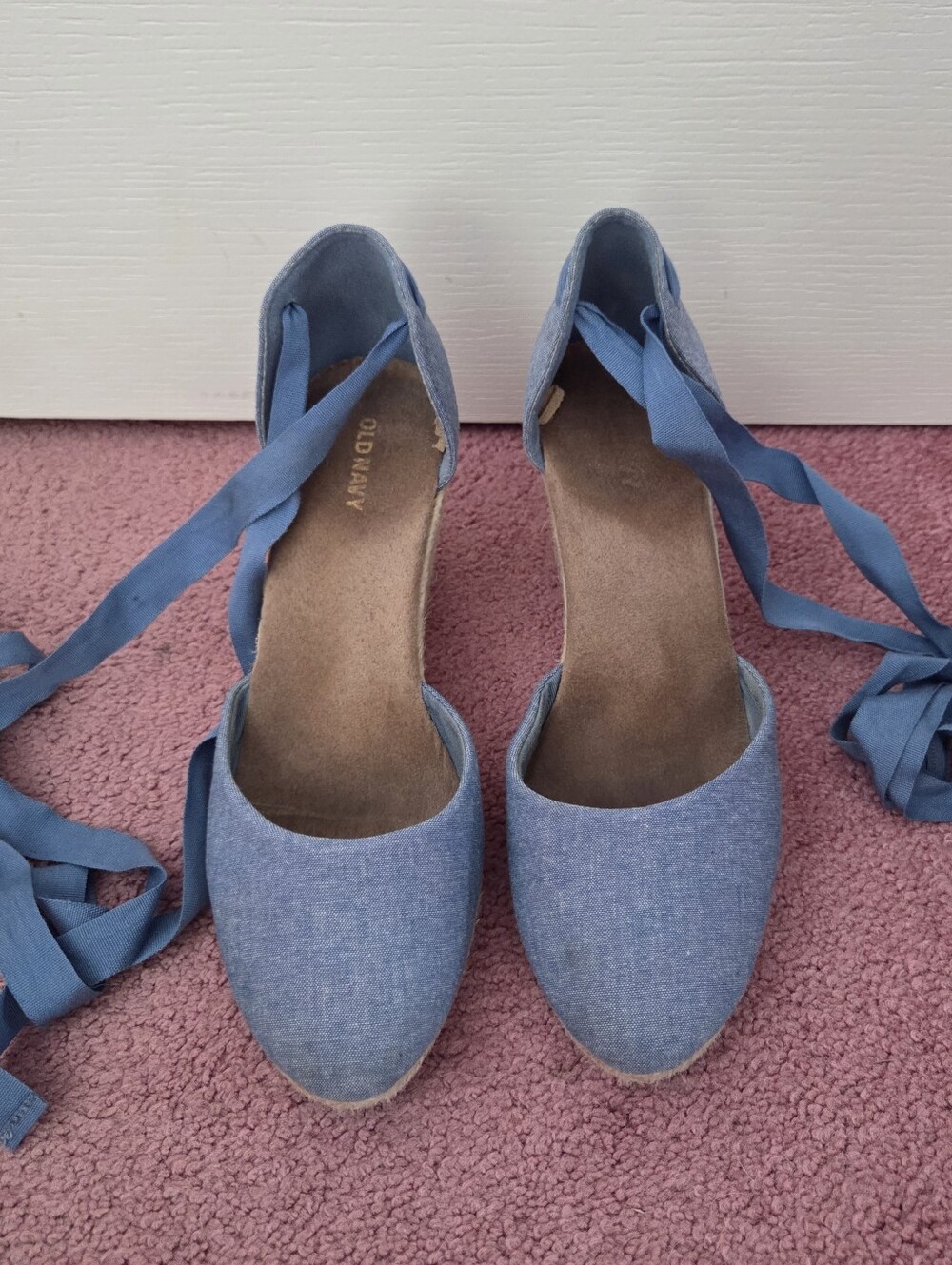 Old Navy Blue Tie Espadrilles - Picture 3 of 7